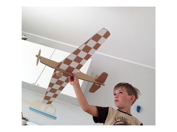 Samolot dekoracyjny Unlimited Design For Children Samolot Kategoria Pozostałe dekoracje pokoju dziecka Kolor Szary