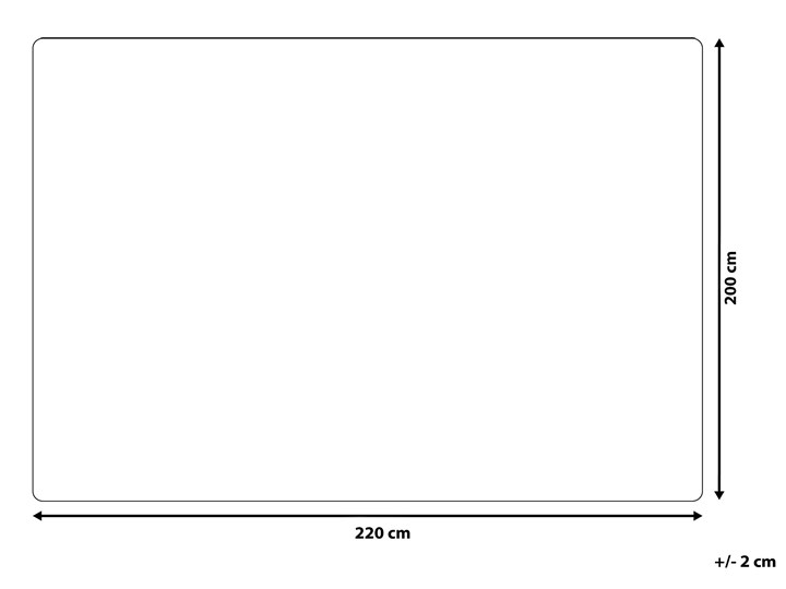 Beliani Koc biały 200 x 220 cm narzuta na łóżko dekoracje do salonu sypialni gruby futrzany kocyk Pomieszczenie Sypialnia Poliester 200x220 cm Kategoria Koce i pledy