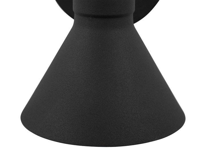 Beliani Lampa ścienna czarny ze złotym metalowa regulowane klosze 4-punktowa sufitowa styl industrialny Kinkiet z regulacją Kinkiet z kloszem Styl Nowoczesny
