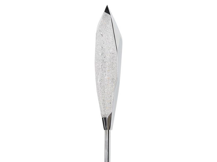 Beliani Kinkiet srebrny metalowy 41 cm LED kształt pochodni ciepła biel glamour Kinkiet LED Szkło Styl Nowoczesny