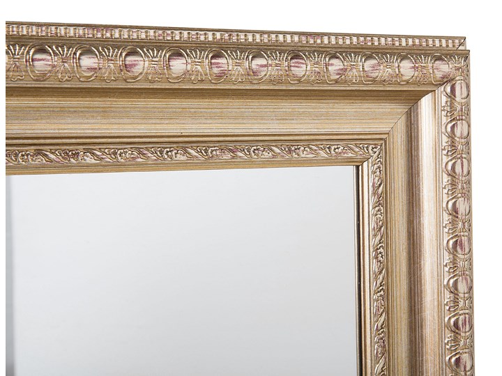 Beliani Lustro ścienne wiszące złote 51 x 141 cm ozdobne salon sypialnia Lustro z ramą Prostokątne Kategoria Lustra