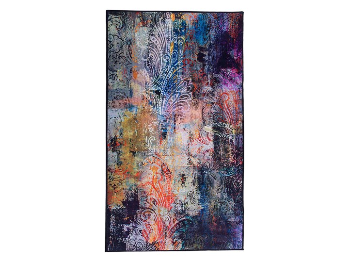 Beliani Dywan wielokolorowy 80 x 150 cm abstrakcyjny wzór akwarelowy nowoczesny salon sypialnia duży pokój Prostokątny Poliester Dywaniki Dywany 80x150 cm Wzór Orientalny