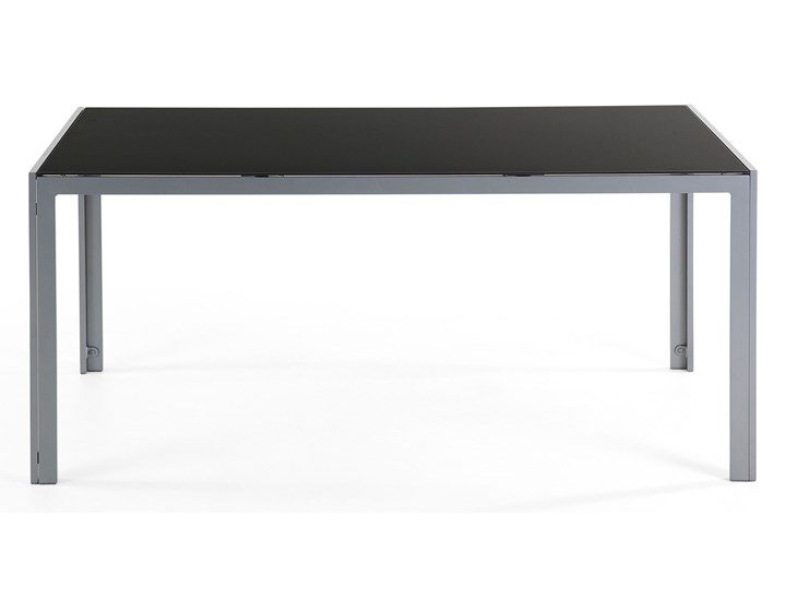 Beliani Zestaw mebli ogrodowych jadalniany stół 160 x 90 cm z aluminium i szkła 6 krzeseł siatka regulowane oparcia Zawartość zestawu Krzesła Tworzywo sztuczne Stoły z krzesłami Kategoria Zestawy mebli ogrodowych