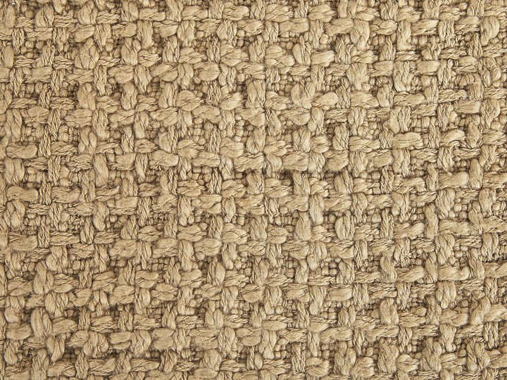 Beliani Koc brązowo-beżowy bawełniany 160 x 170 cm z frędzlami narzuta dekoracyjna na sofę łóżko Bawełna 160x170 cm Pomieszczenie Sypialnia