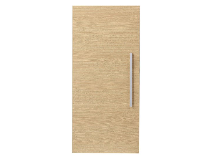 Beliani Szafka wisząca jasne drewno 40 x 35 x 88 cm 3 półki wysoka nowoczesna Szerokość 40 cm Płyta MDF Wysokość 40 cm Aluminium Wiszące Głębokość 35 cm Kategoria Szafki stojące