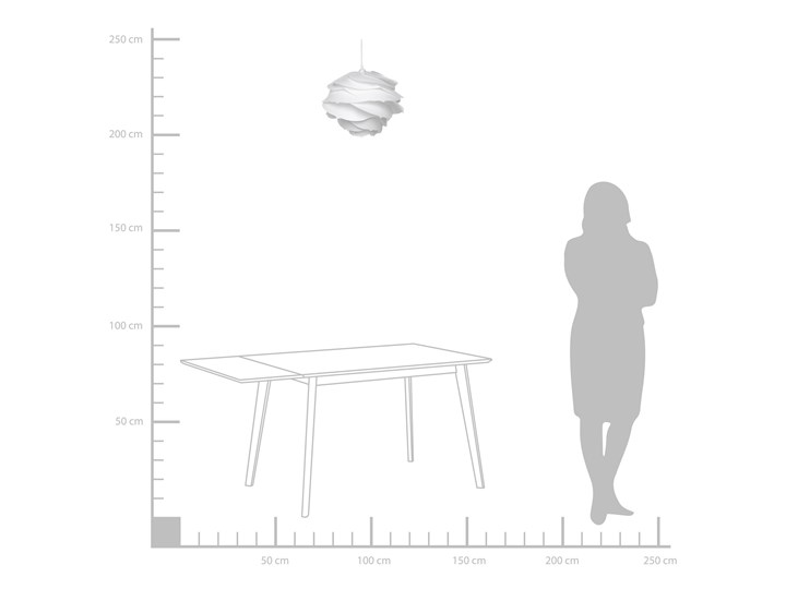 Beliani Lampa sufitowa biała 113 cm kształt kwiatu składana nowoczesna Lampa szyszka Metal Kategoria Lampy wiszące Pomieszczenie Salon