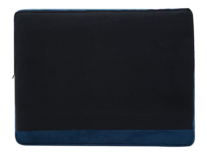 Beliani Sofa ciemnoniebieska welurowa trzyosobowa nowoczesna kanapa do salonu z poduszkami Rozkładanie Stała konstrukcja Głębokość 78 cm Szerokość 204 cm Powierzchnia spania