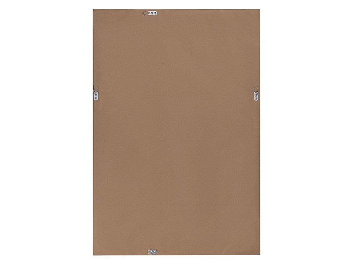 Beliani Lustro ścienne wiszące srebrne 61 x 91 cm łazienka sypialnia toaletka Lustro z ramą Prostokątne Kategoria Lustra Kolor Srebrny