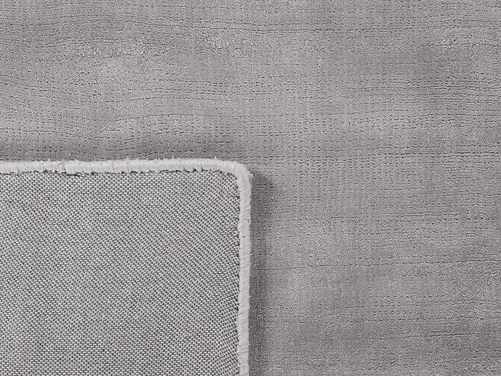Beliani Dywan jasnoszary z wiskozy 200 x 200 cm krótkie włosie nowoczesny kwadratowy chodnik design do salonu Wiskoza 200x200 cm 140x200 cm Dywany Wełna Chodniki Pomieszczenie Pokój przedszkolaka