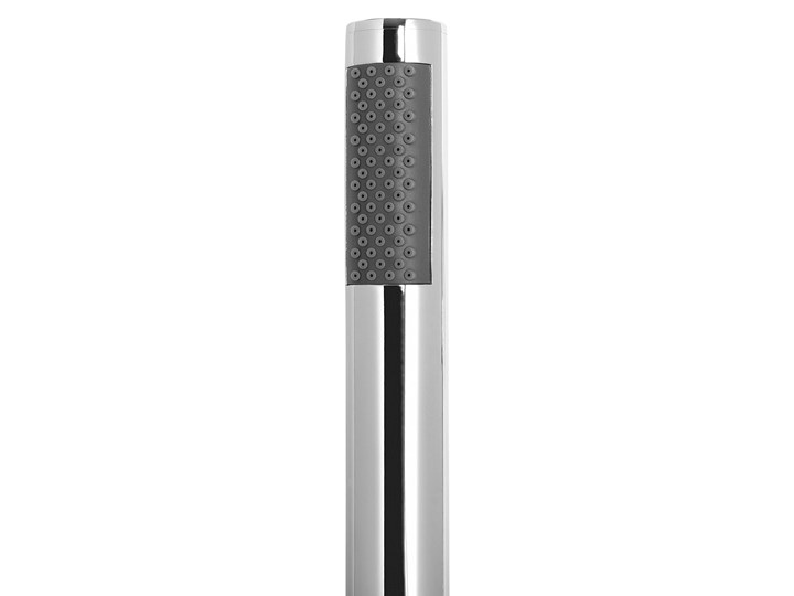 Beliani Bateria wannowa srebrna chromowana wolnostojąca 115 cm nowoczesna Bateria stojąca Kolor Srebrny