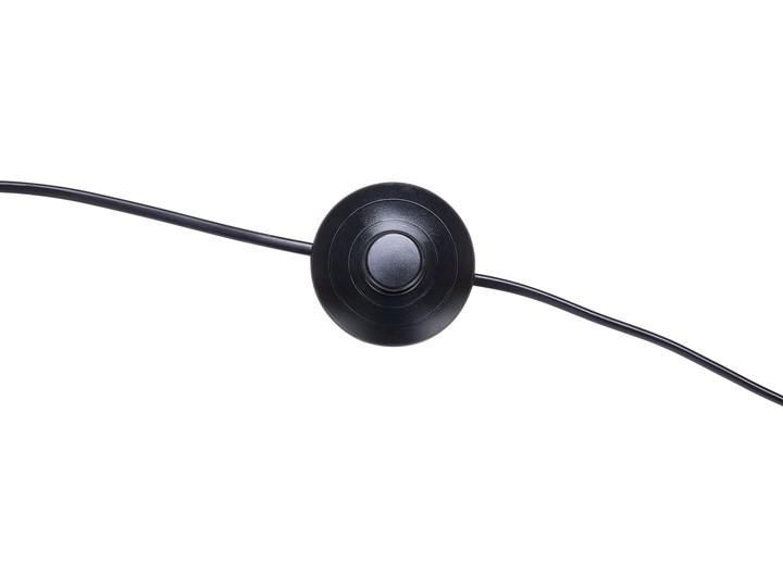 Beliani Lampa stojąca złota metalowa 210 cm 5-punktowa regulowane klosze nowoczesna Lampa do czytania Lampa łukowa Lampa z regulacją wysokości Lampa z kloszem Styl Nowoczesny