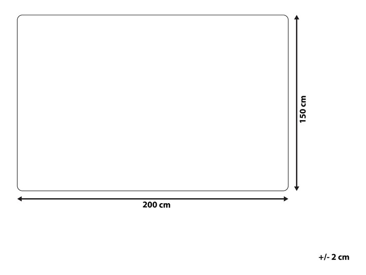 Beliani Koc biały 150 x 200 cm narzuta na łóżko dekoracje do salonu gruby puchowy kocyk Kategoria Koce i pledy 150x200 cm Poliester Wzór Jednolity