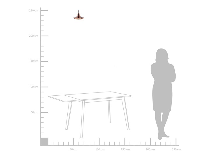 Beliani Lampa wisząca sufitowa miedziana szklana styl industrialny regulowana długość Szkło Lampa z kloszem Metal Stal Lampa inspirowana Styl Nowoczesny