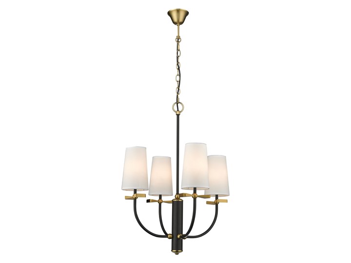 Lampa wisząca Bow Black Cosmo Light Tkanina Metal Styl Nowoczesny