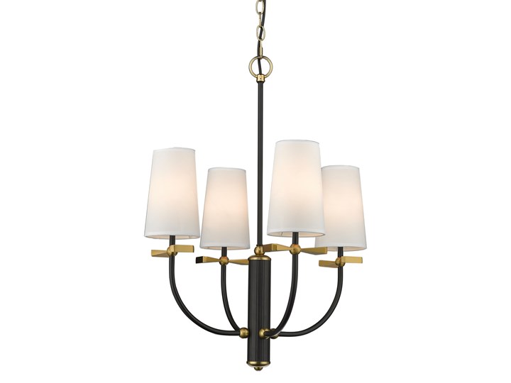Lampa wisząca Bow Black Cosmo Light Pomieszczenie Salon Tkanina Metal Pomieszczenie Sypialnia