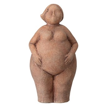 Brązowa figurka z terakoty Bloomingville Sidsel, wys. 25 cm