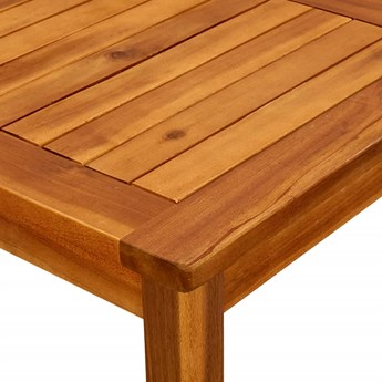 vidaXL Ogrodowy stolik kawowy, 45x45x36 cm, lite drewno akacjowe