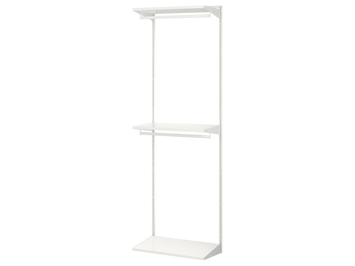IKEA BOAXEL Kombinacja szafy, biały, 62x40x201 cm Kategoria Organizery do szaf