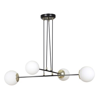 SELSEY Lampa wisząca Rivarolo czarna x4