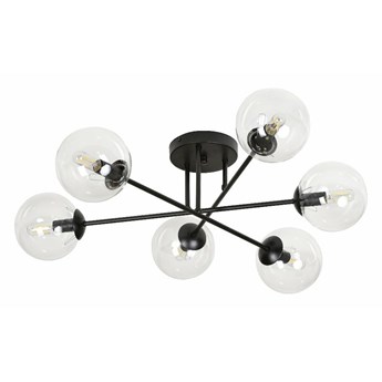 SELSEY Lampa sufitowa Minturno transparentna x6