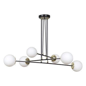 SELSEY Lampa wisząca Rivarolo czarna x6