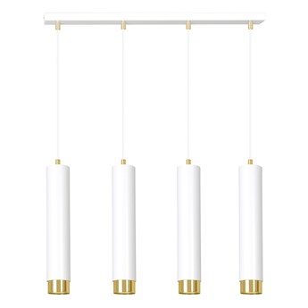 SELSEY Lampa wisząca Morcone biała x4
