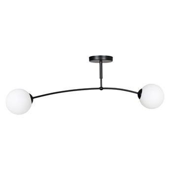 SELSEY Lampa sufitowa Vinadio czarna x2