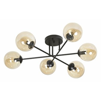 SELSEY Lampa sufitowa Minturno miodowa x6