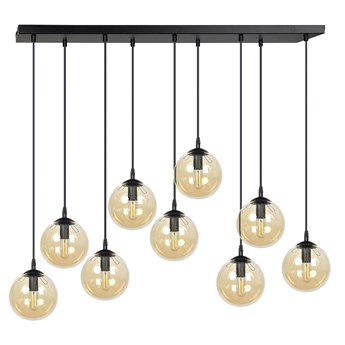 SELSEY Lampa wisząca Fregene miodowa x9