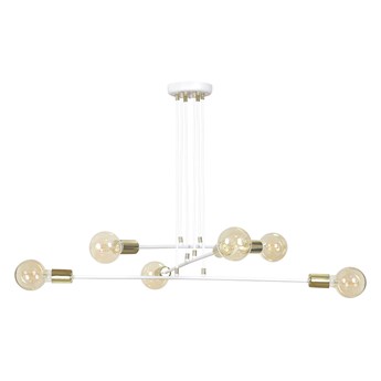SELSEY Lampa wisząca Ormea biała x6