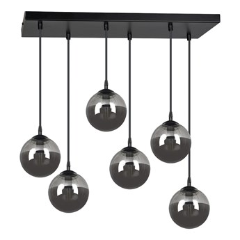 SELSEY Lampa wisząca Fregene grafitowa x6