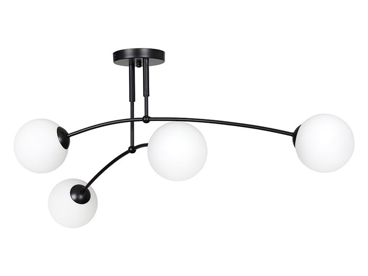 SELSEY Lampa sufitowa Vinadio czarna x4