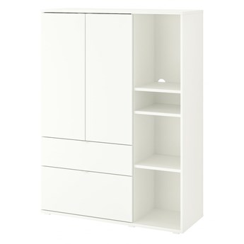 IKEA VIHALS Szafka, biały, 105x37x140 cm