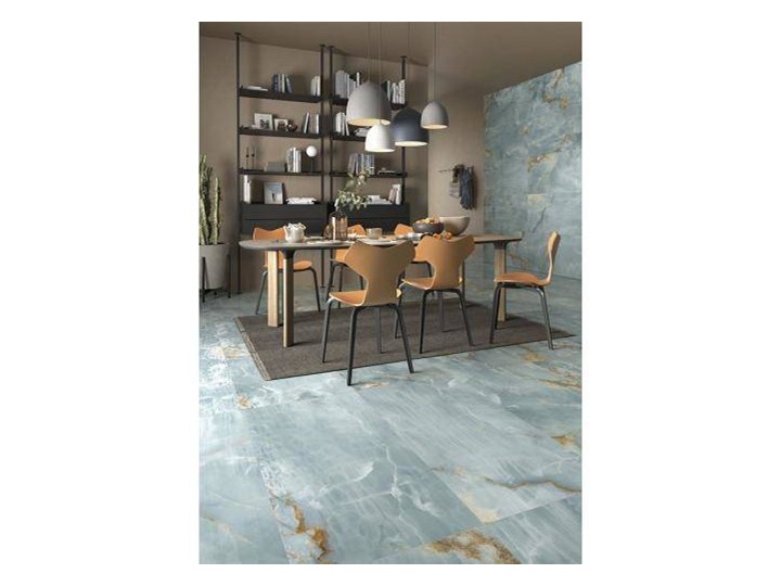IMOLA THE ROOM ONYX AQUA BLUE GOLD BLUE AQ6 120 LP POŁYSK 120x120 Kategoria Płytki