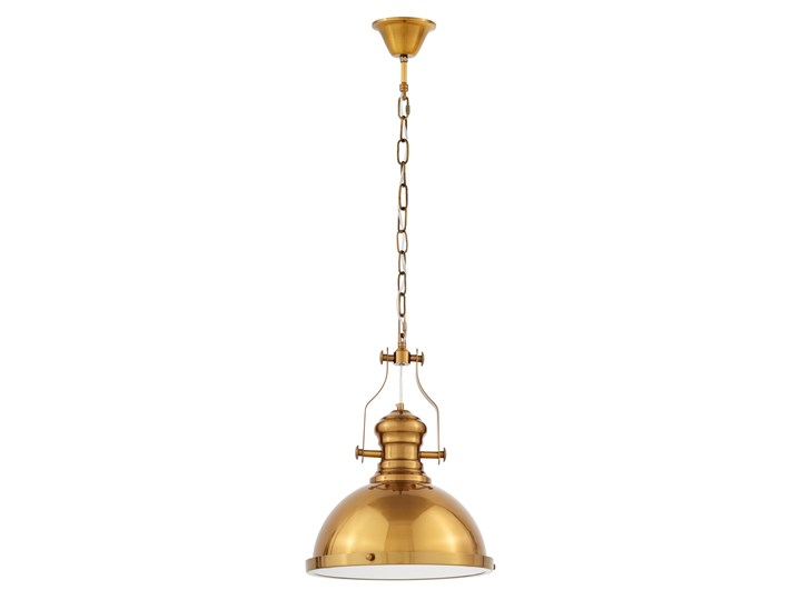 LAMPA WISZĄCA INDUSTRIALNA LOFT MOSIĘŻNA ETTORE Metal Szkło Lampa przemysłowa Mosiądz Kategoria Lampy wiszące