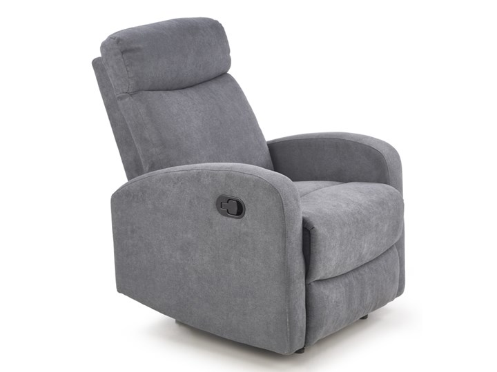 Fotel Rozkładany Oslo 1S Tkanina Kolor Szary Szerokość 75 cm Pomieszczenie Salon