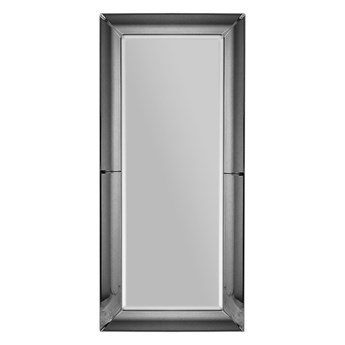 Lustro w giętej lustrzanej grafitowej ramie 80x180 cm 15JZ191 outlet