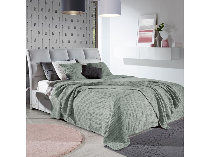 SELSEY Narzuta na łóżko Alpinia bawełniana szałwia 200x240 cm 200x220 cm 180x240 cm 160x220 cm 140x220 cm Bawełna 180x220 cm 160x240 cm 220x240 cm Kategoria Narzuty