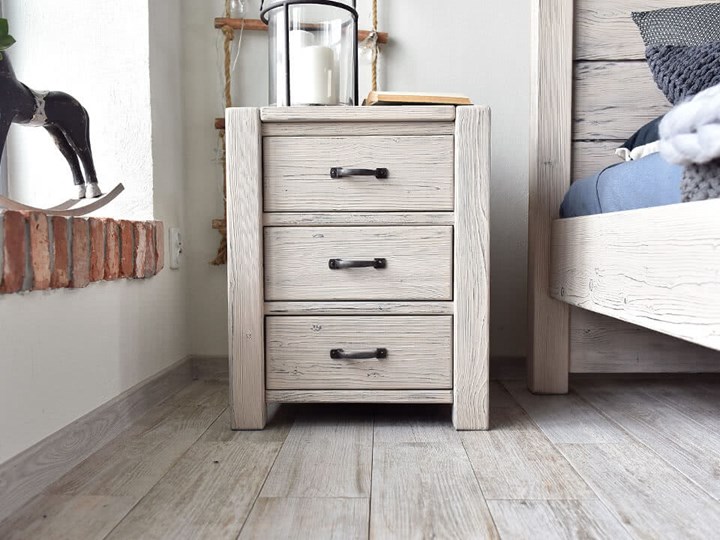 Drewniana szafka nocna Country New 03