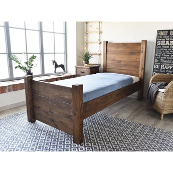 Łóżko drewniane Rustyk / Dobromir 90