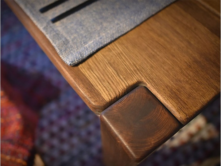 Stół drewniany sosnowy woskowany Rustyk 1 Sosna Wysokość 78 cm Drewno Kolor Brązowy