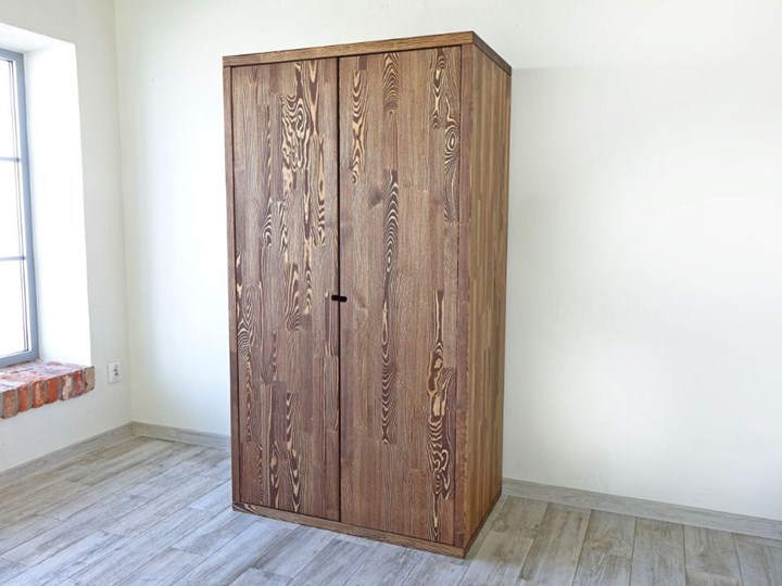 Szafa Sosnowa Marika 100 Wysokość 184 cm Drewno Głębokość 60 cm Szerokość 100 cm Styl Vintage