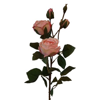 Gałązka Pink English Rose BBHome 62cm