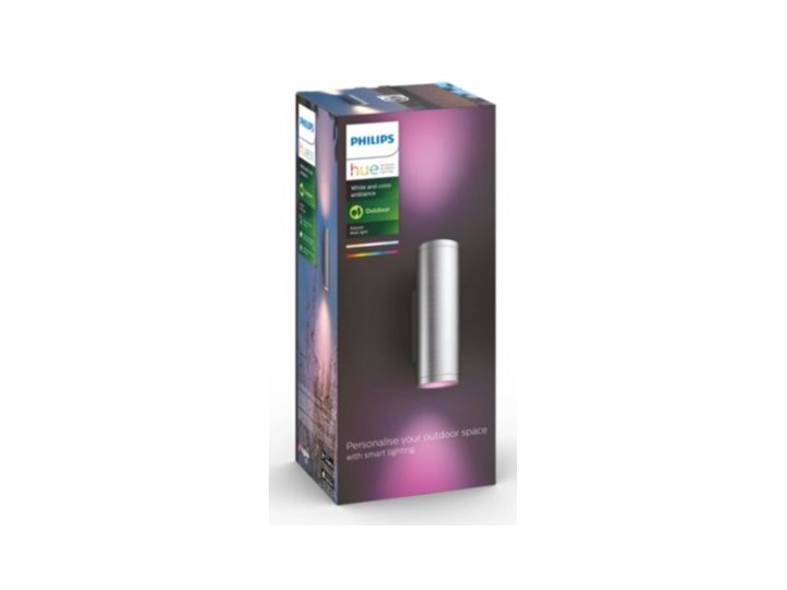 Lampa led Philips Hue AppearWACA EU wall lantern inox 2x8 Kinkiet ogrodowy Kategoria Lampy ogrodowe