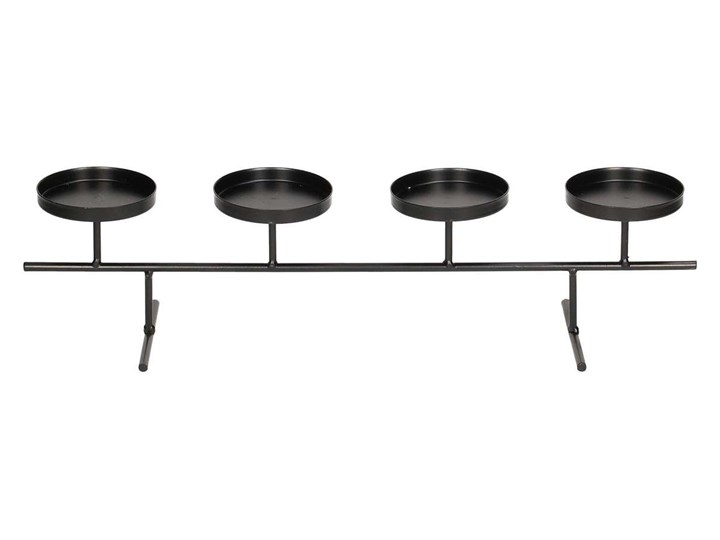 Świcznik Ambrose 40x10x10cm, 40 x 10 x 10 cm Świecznik Kategoria Świeczniki i świece Metal Kolor Czarny