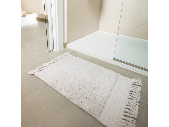 Dywanik łazienkowy Nilce 40 x 60 cm naturalny 40x60 cm Prostokątny Kategoria Dywaniki łazienkowe Kolor Beżowy