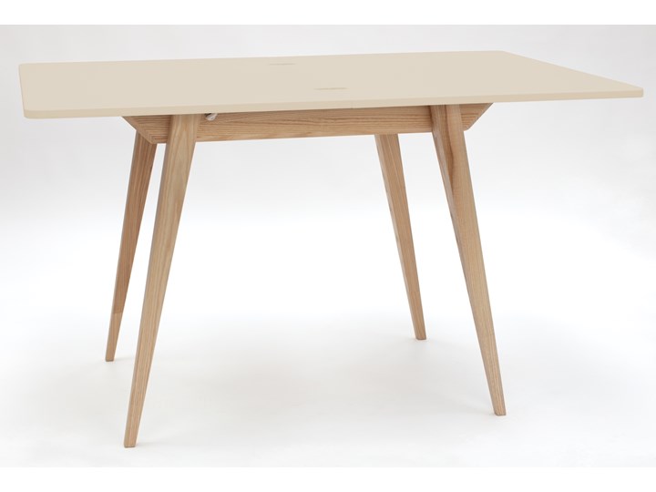 Skandynawski stół rozkładany Envelope Standard Colours Drewno Kolor Biały Płyta MDF Styl Minimalistyczny