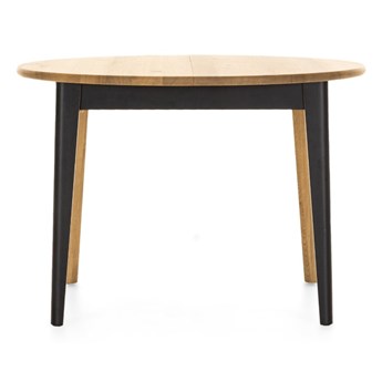 Rozkładany stół drewniany dębowy okrągły FARGO 4