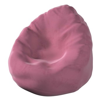 Worek do siedzenia, ciemny odcień różu, Ø50 × 85 cm, Living Velvet