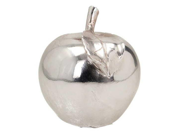 Dekoracja Silver Apple 12cm, 11 x 11 x 12 cm Metal Kategoria Figury i rzeźby Owoce Kolor Srebrny